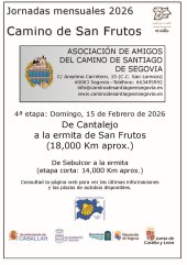 JORNADA CAMINO DE SAN FRUTOS 15-02-2026. Cantalejos a Ermita San Frutos.